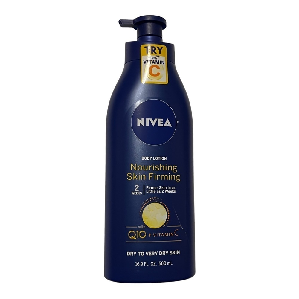 NIVEA Vitamin C skin firming body lotion 16.9 oz pump winter skin care unisex.